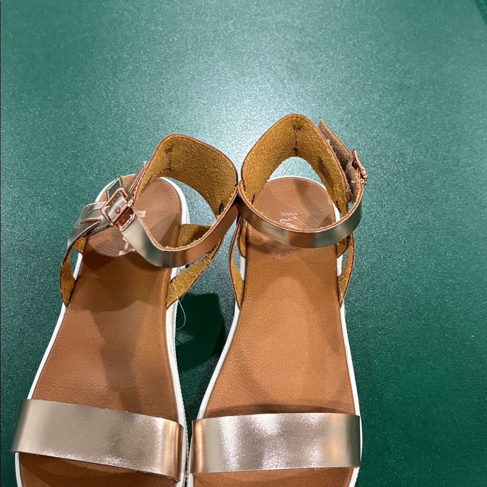 MIA Kids Sandals in Rose Gold and Tan